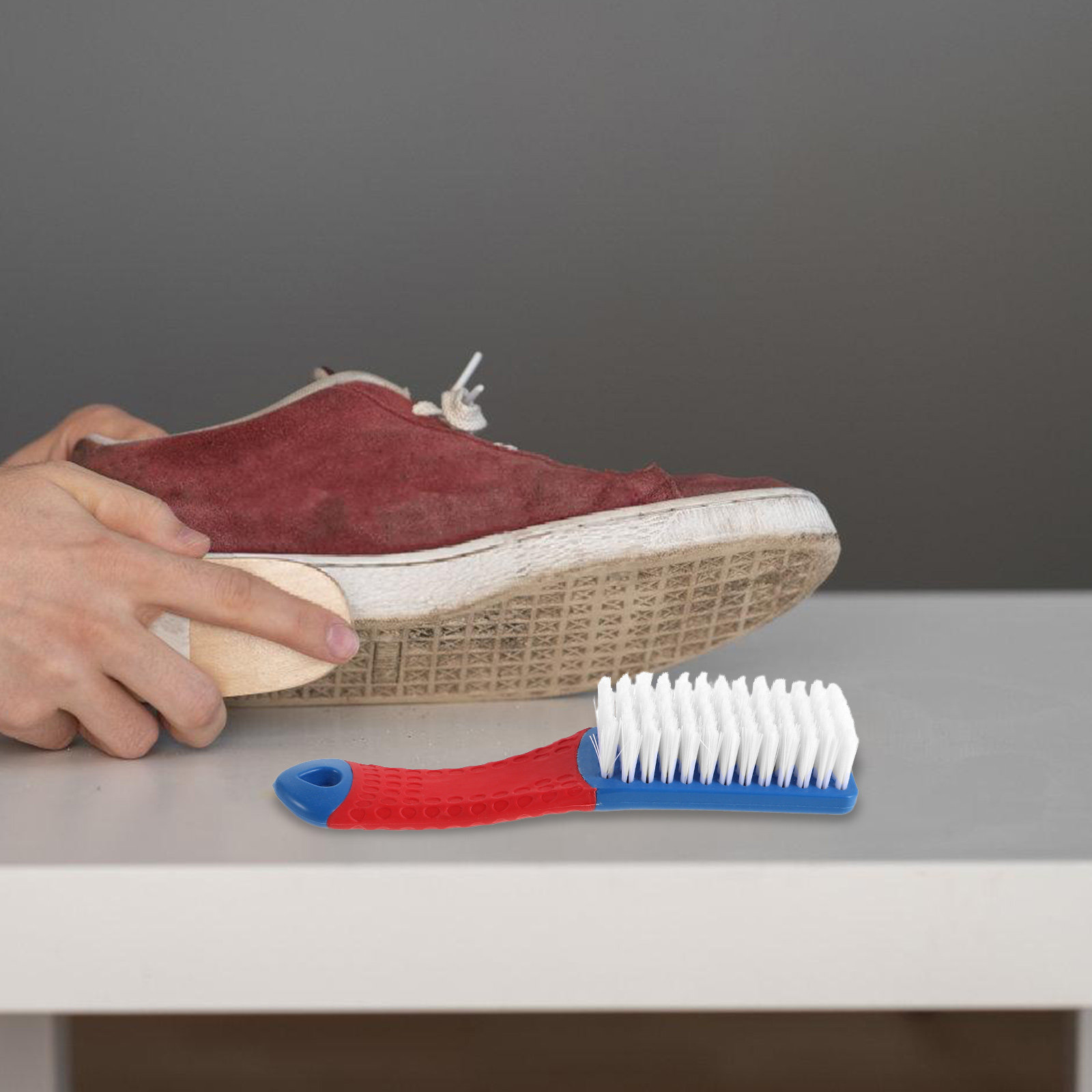 Care For Sneaker - 2 escovas para sapatos, com cerdas