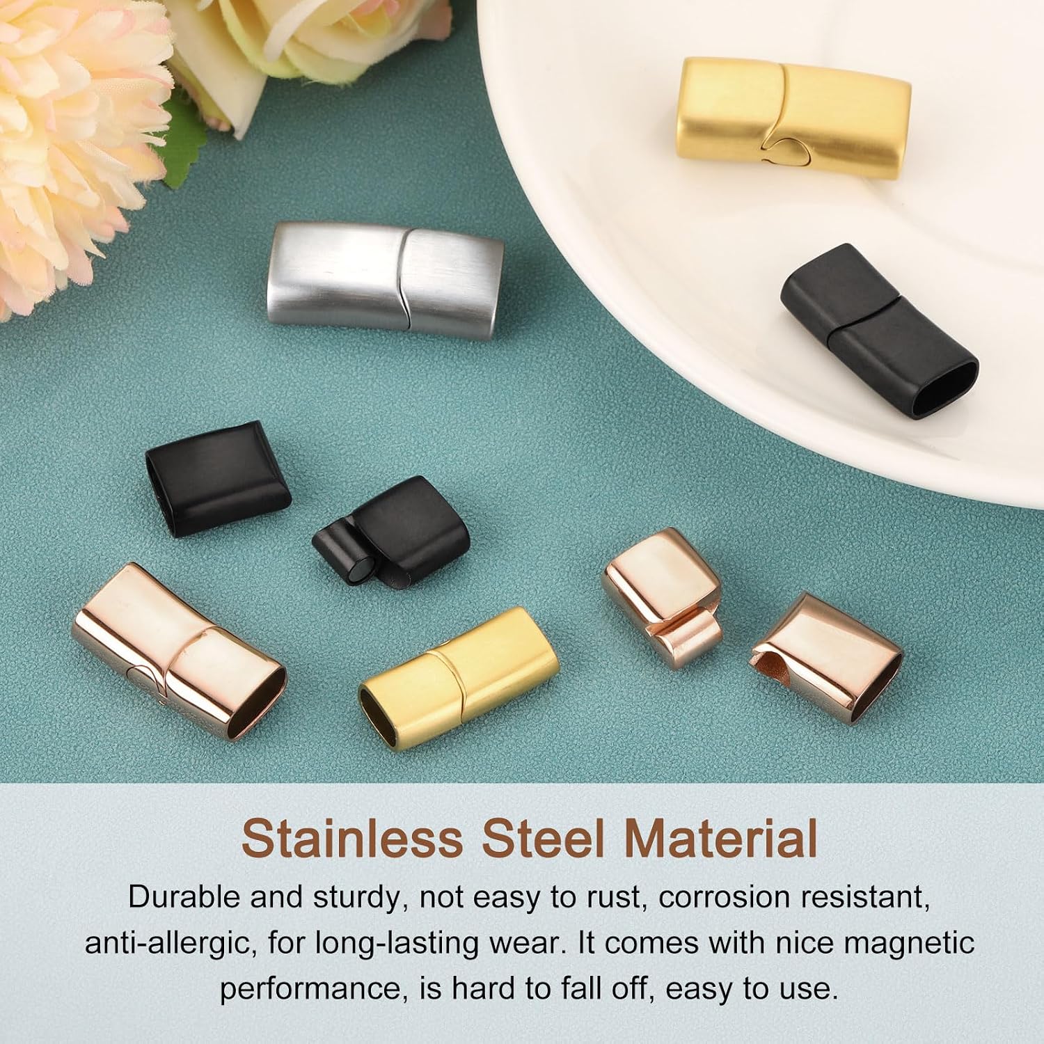 Fechos Magnéticos de Aço Inoxi - Patent Leather Shine avaliação e preço
